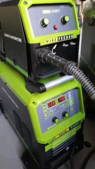 Máquina de soldadura por arco con soldador MIG blindado con gas de pulso inversor digital Sanyu